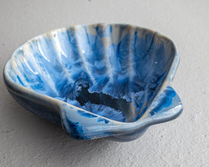 Puff Shell Dish Pottery by Edgecomb Potters