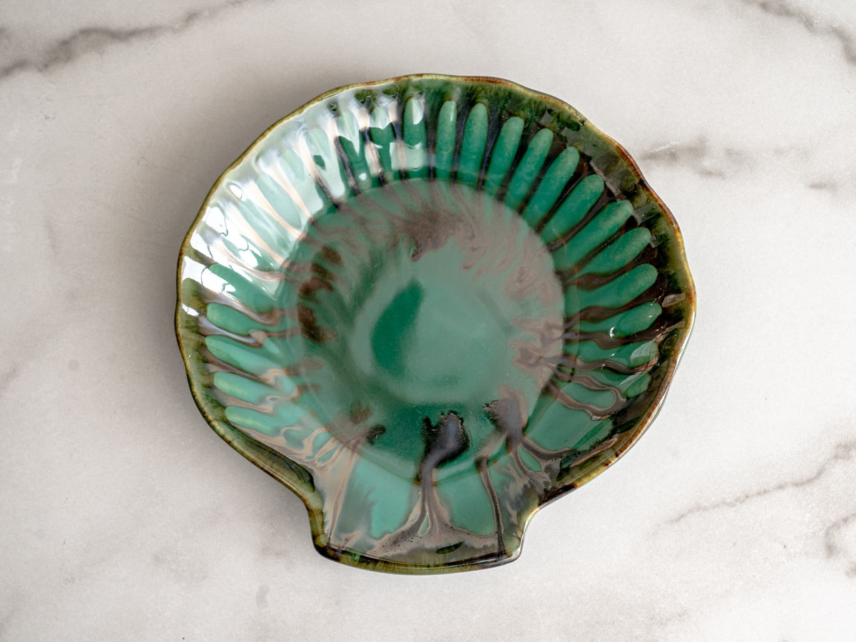 Shell Plate Pottery by Edgecomb Potters
