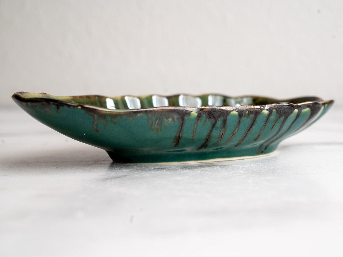 Shell Plate Pottery by Edgecomb Potters