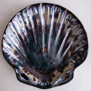 Shell Platter Pottery by Edgecomb Potters