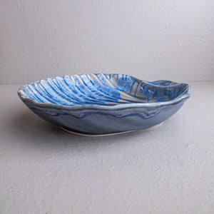 Shell Platter Pottery by Edgecomb Potters
