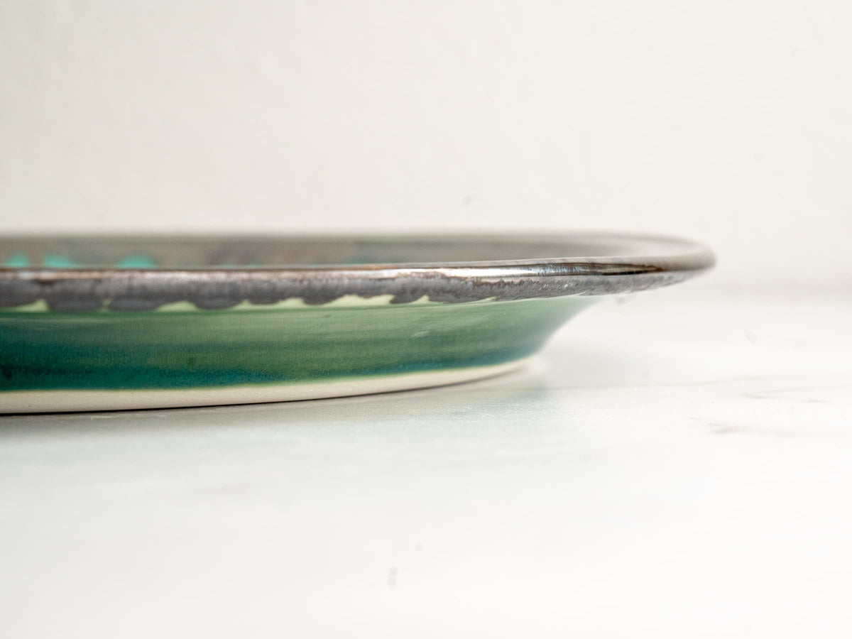 Thrown Dinner Plate Pottery by Edgecomb Potters